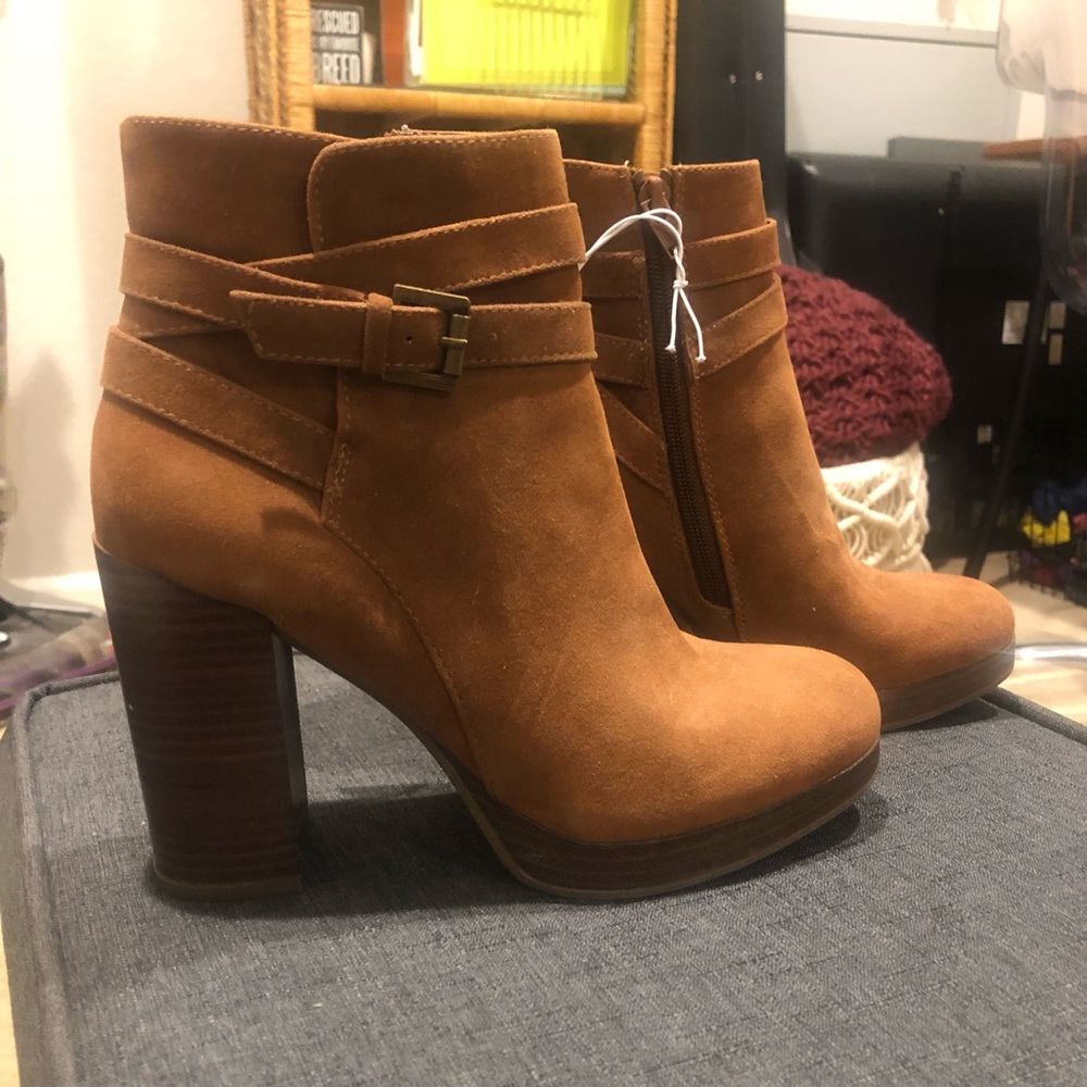 Brown Heeled Boots